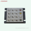 Tastatură PIN de criptare pe suprafață periată pentru chioșcul de plată